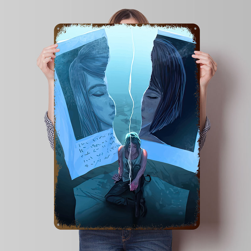 Retro Gaming Life - Affiche Life Is Strange, Plaques Métalliques