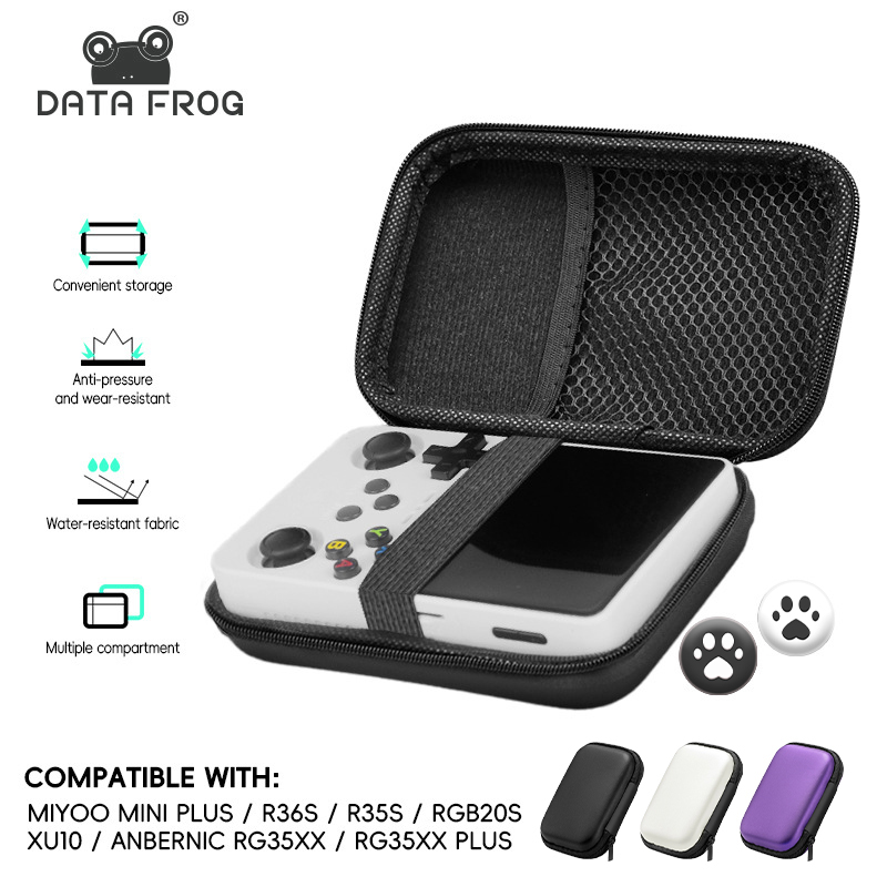 Retro Gaming Download - Data Frog-Sac de protection pour R36S,