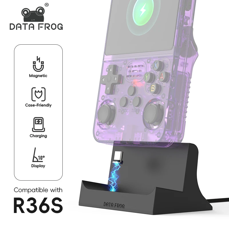 Retro Gaming Download - Station de charge Data Frog R36S,