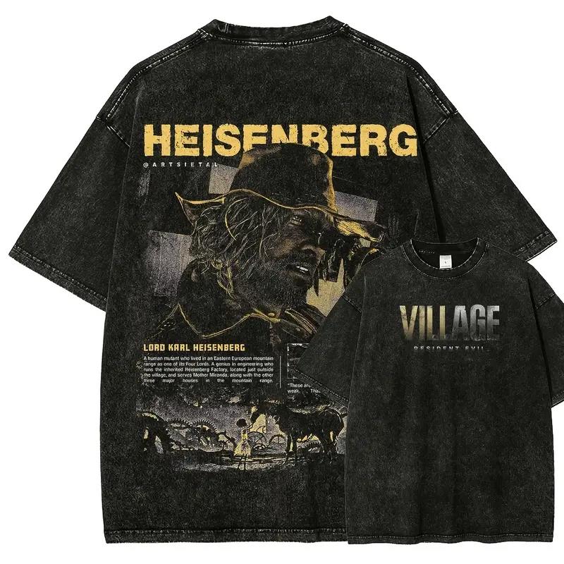 Retro Gaming Aesthetic - T-shirt imprimé Resident Evil Karl Heisenberg