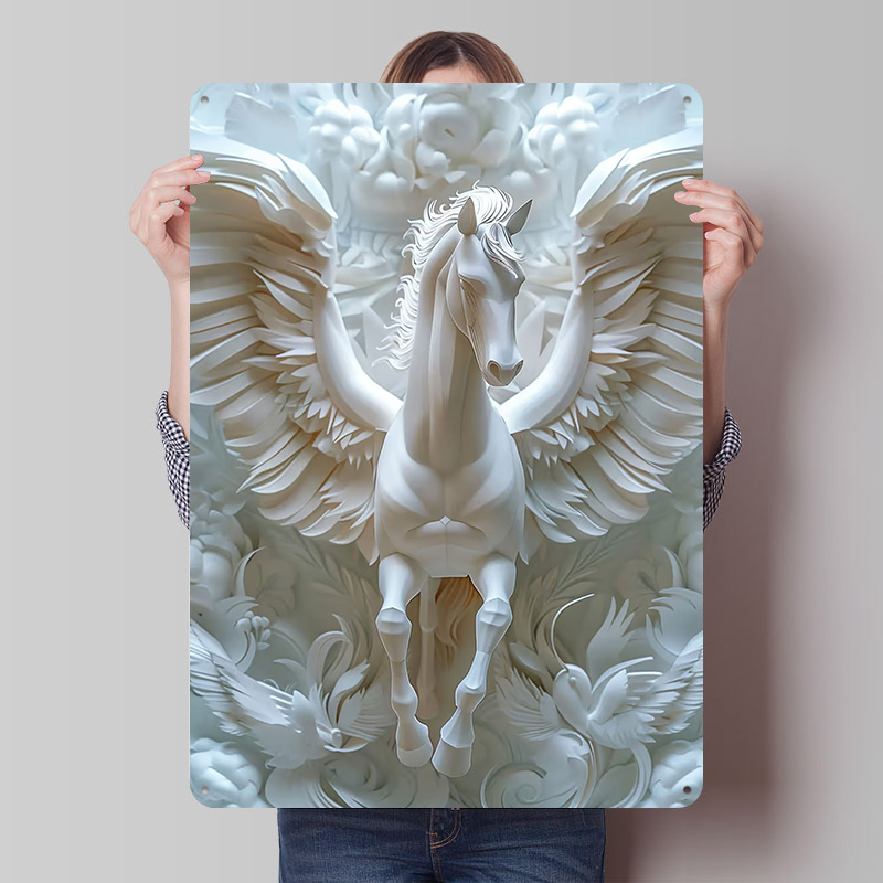 Retro Gaming Wallpaper - Affiches en papier Pegasus avec ailes