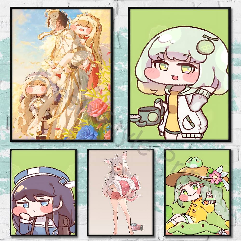 Retro Gaming Wallpaper - V-Video Gaming Kawaii T-TrickcalS – affiche