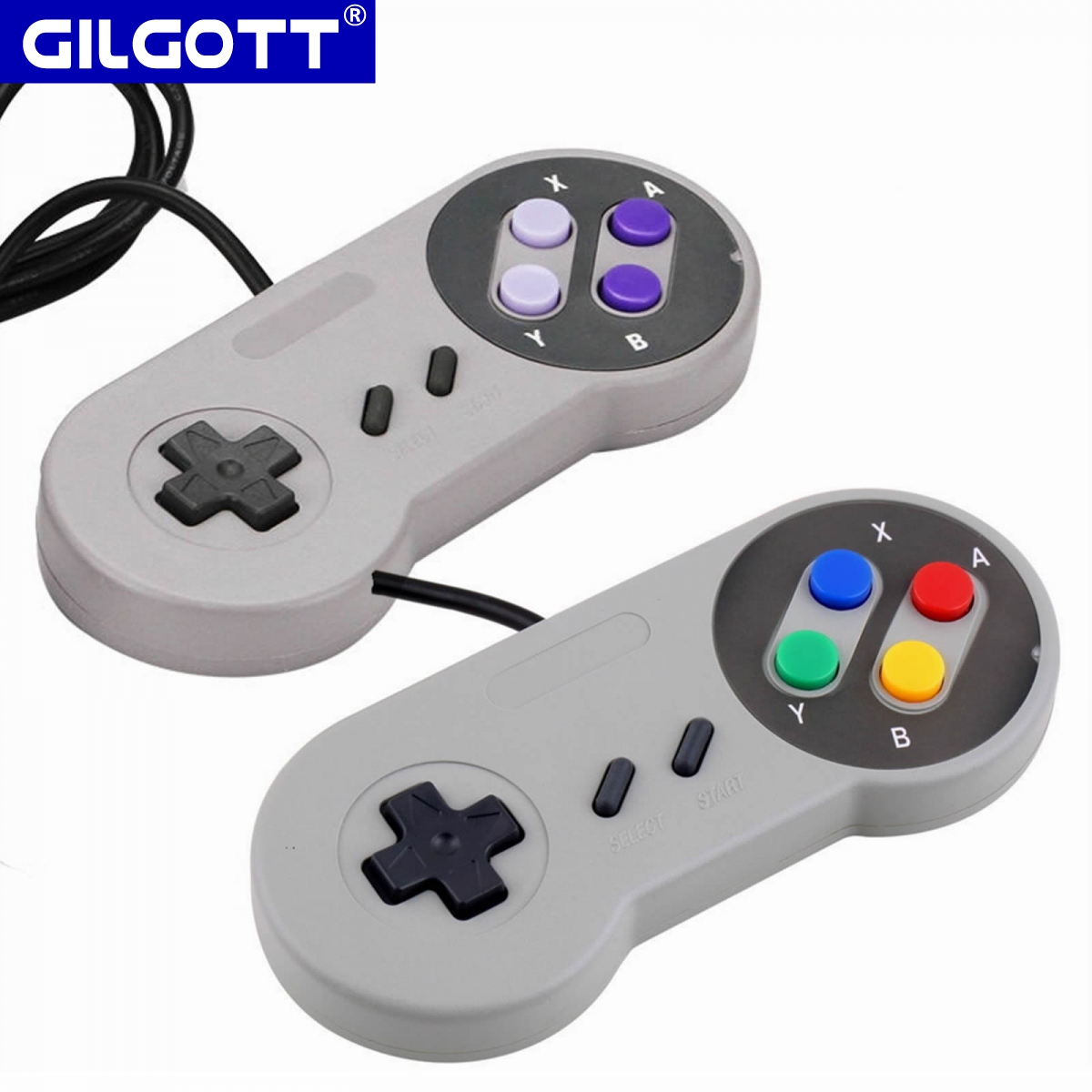 Retro Gaming For Windows - 2 pièces/ensemble 1.4M filaire USB contrôleur