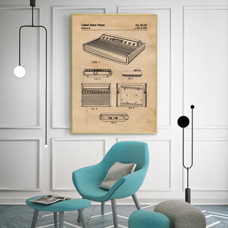 Affiche d'illustration de jeux - Retro Gaming Life avis et prix