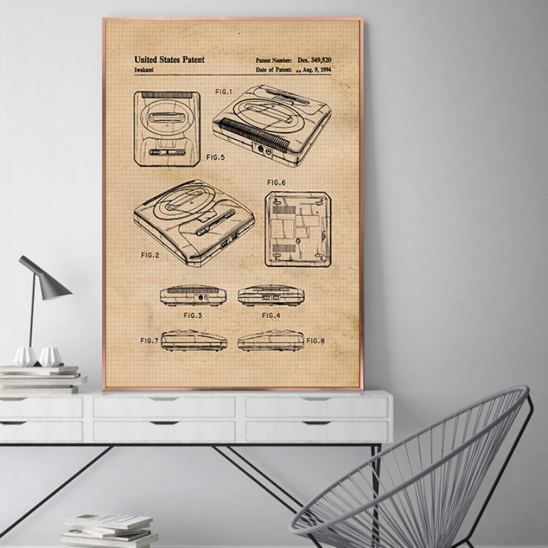 Affiche d'illustration de jeux - Retro Gaming Life avis et prix