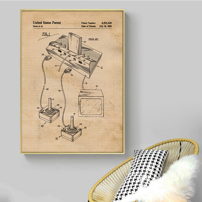 Affiche d'illustration de jeux - Retro Gaming Life avis et prix