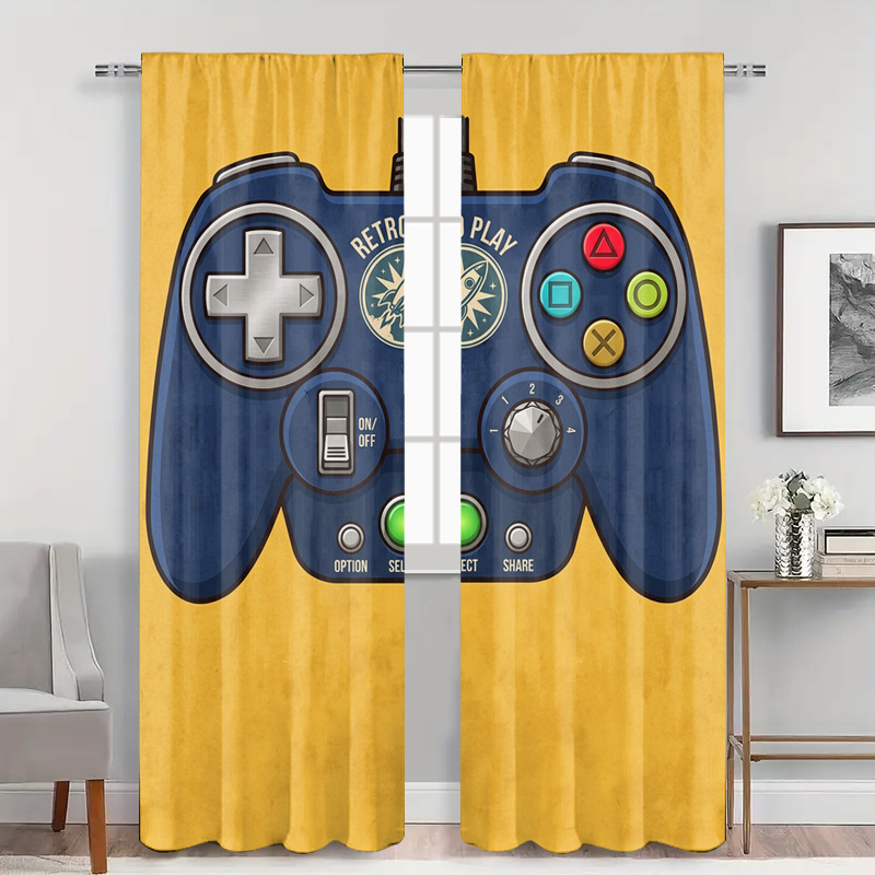 Rideau décoratif semi-transpar - Retro Gaming Youtube avis et prix