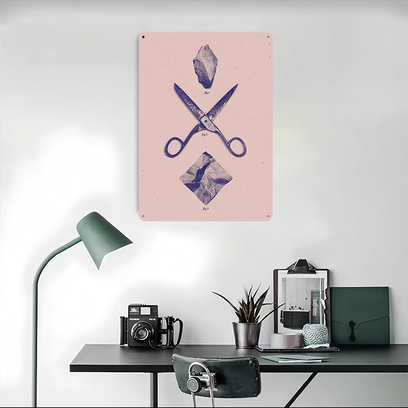 Affiche ROCK SCISSORS PAPER, P - Retro Gaming Wallpaper avis et prix