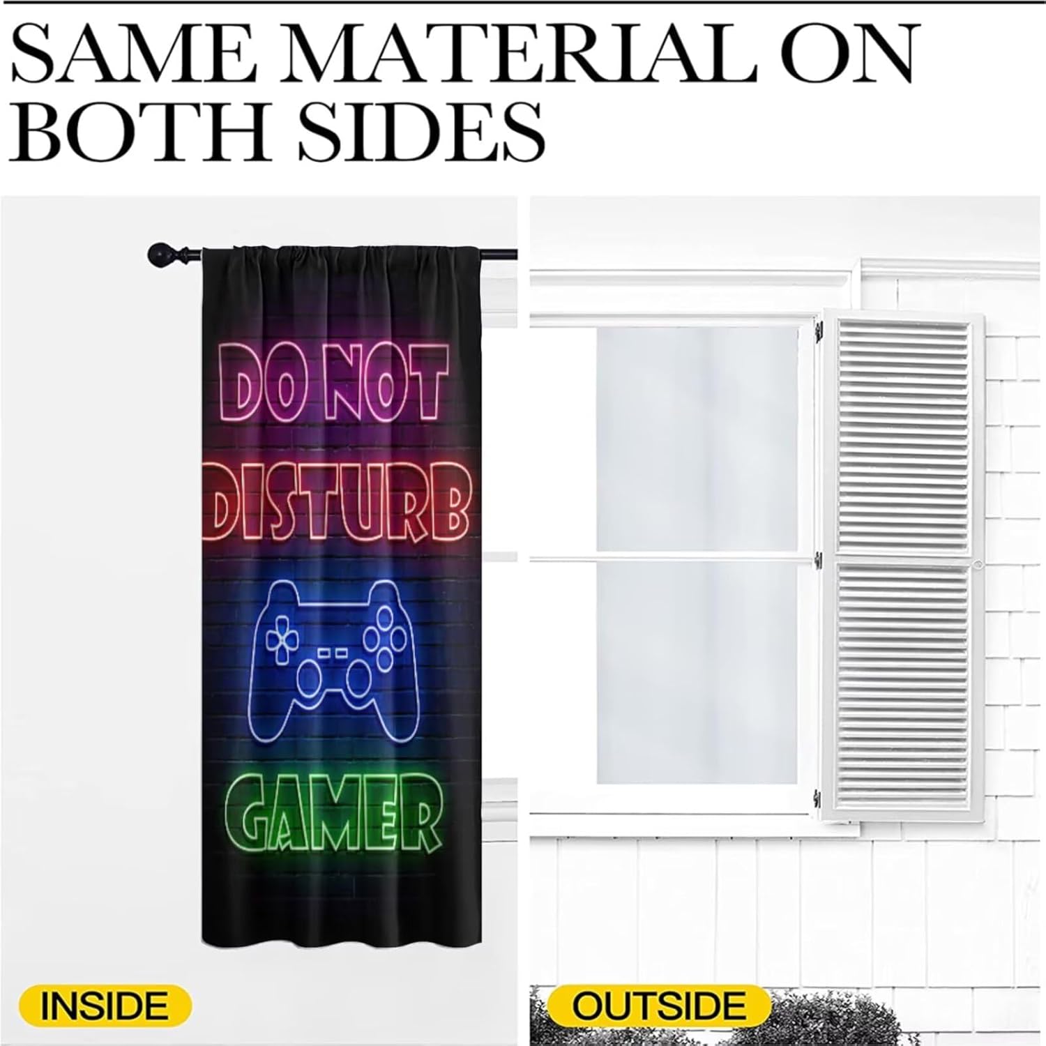 Rideau occultant pour chambre  - Retro Gaming Youtube avis et prix