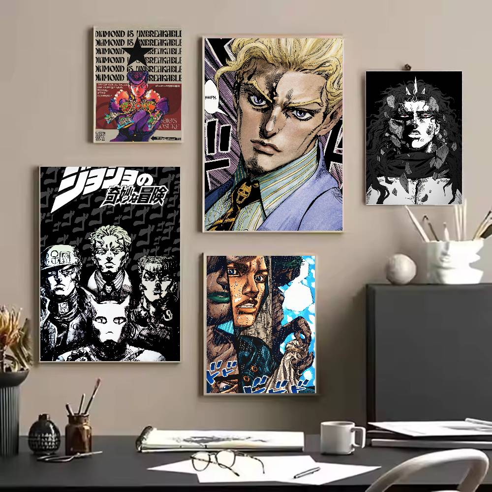 Affiche d'anime populaire JoJo - Retro Gaming Wallpaper avis et prix