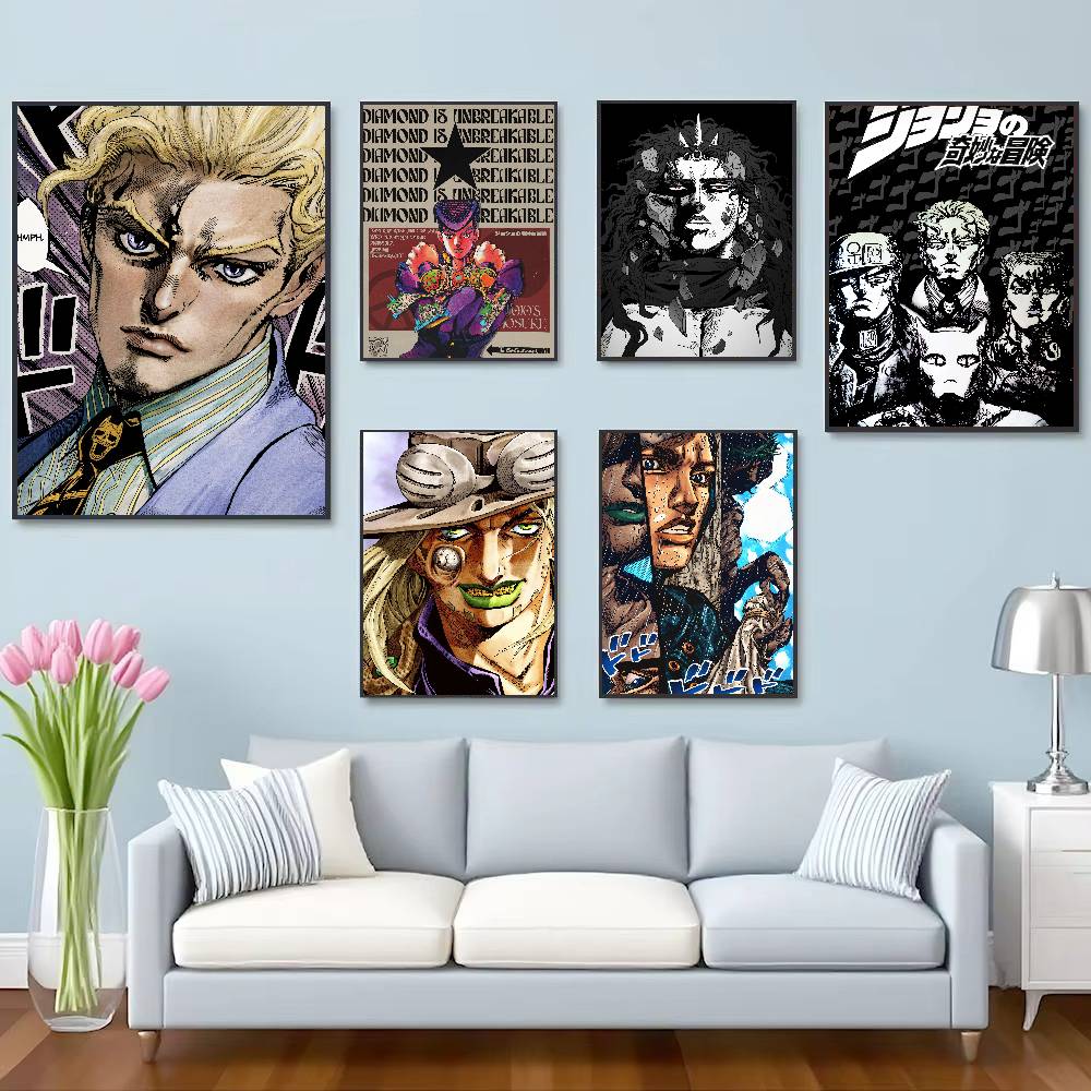 Affiche d'anime populaire JoJo - Retro Gaming Wallpaper avis et prix