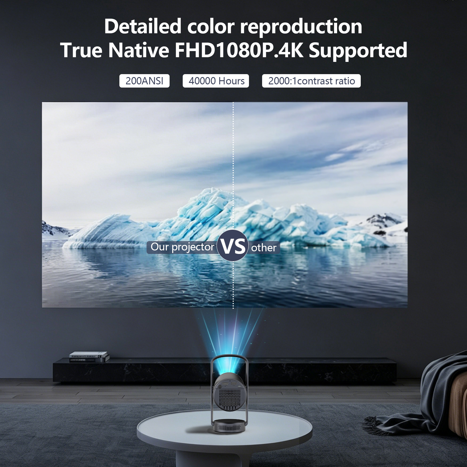 Nouveau projecteur intelligent - Retro Gaming Projector avis et prix