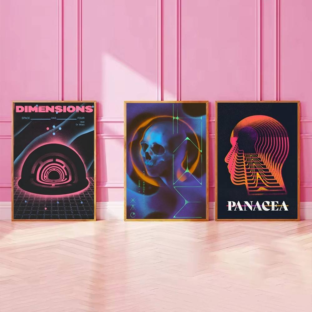 Affiche Murale Psychedélique C - Retro Gaming Wallpaper avis et prix