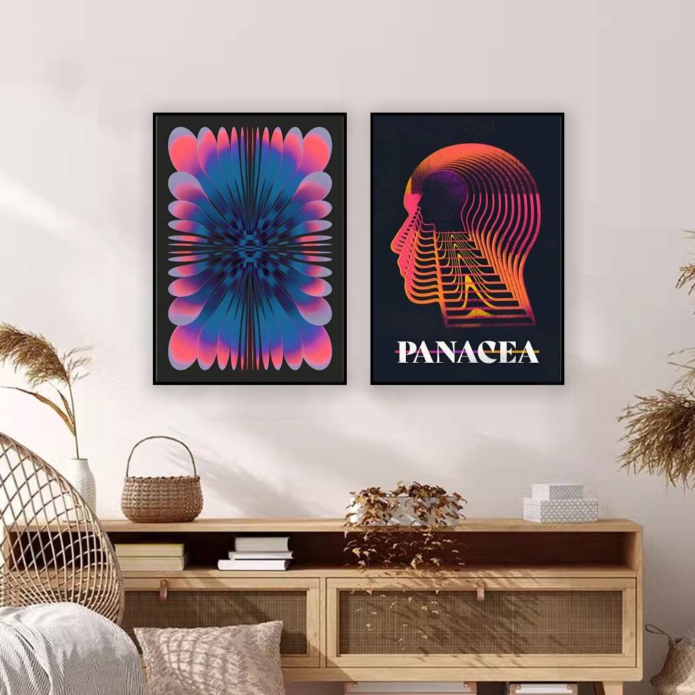 Affiche Murale Psychedélique C - Retro Gaming Wallpaper avis et prix