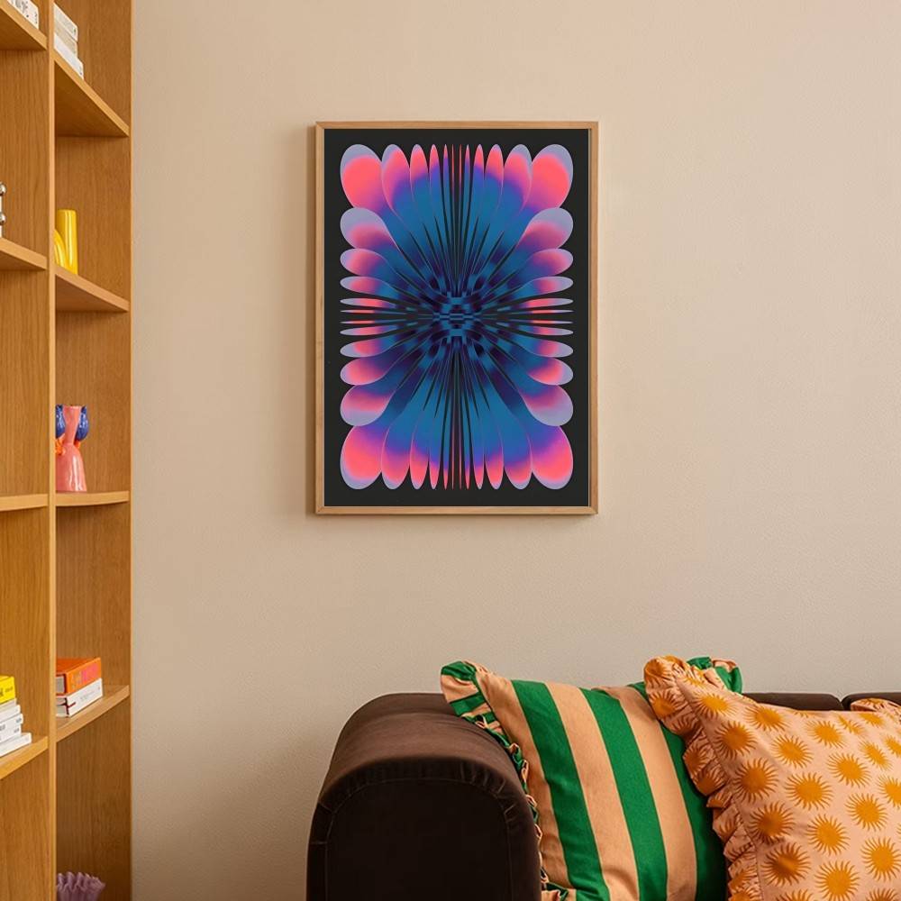 Affiche Murale Psychedélique C - Retro Gaming Wallpaper avis et prix