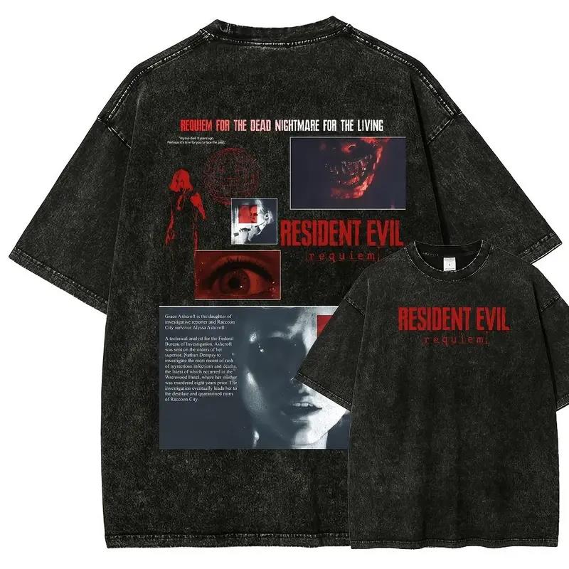 T-shirt imprimé Resident Evil  - Retro Gaming Aesthetic avis et prix
