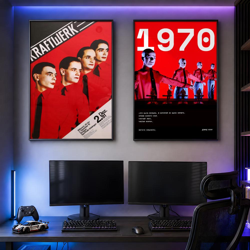 Affiche rétro Kraftwerk en PP  - Retro Gaming Life avis et prix