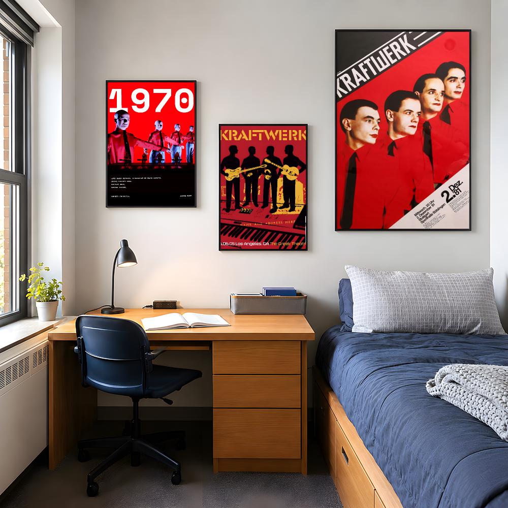 Affiche rétro Kraftwerk en PP  - Retro Gaming Life avis et prix