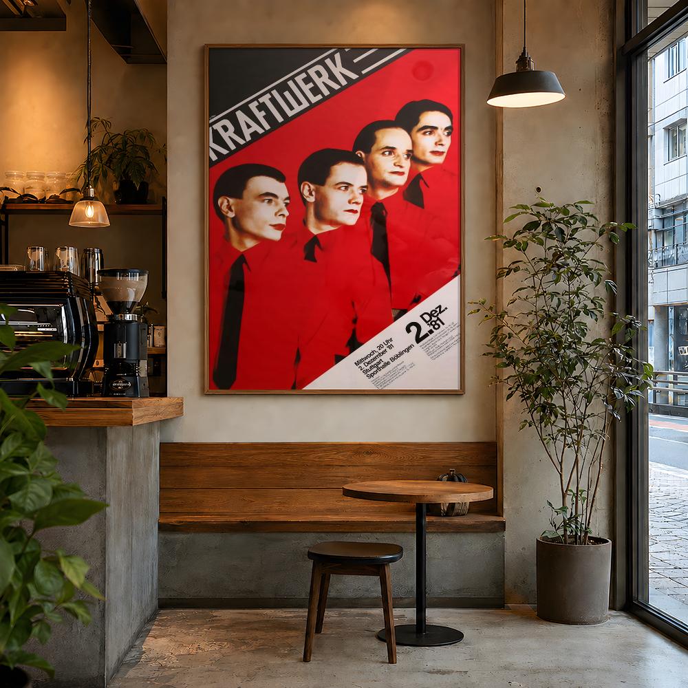 Affiche rétro Kraftwerk en PP  - Retro Gaming Life avis et prix