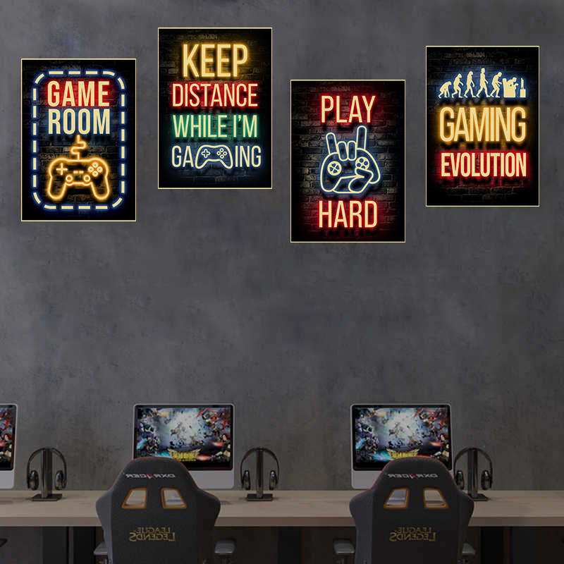 Affiches de citations de jeu r - Retro Gaming Wallpaper avis et prix
