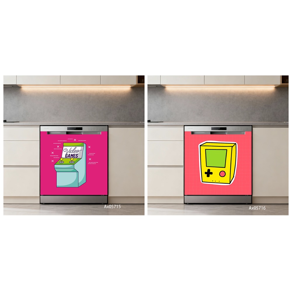 Autocollant de porte de lave-v - Retro Gaming Wallpaper avis et prix