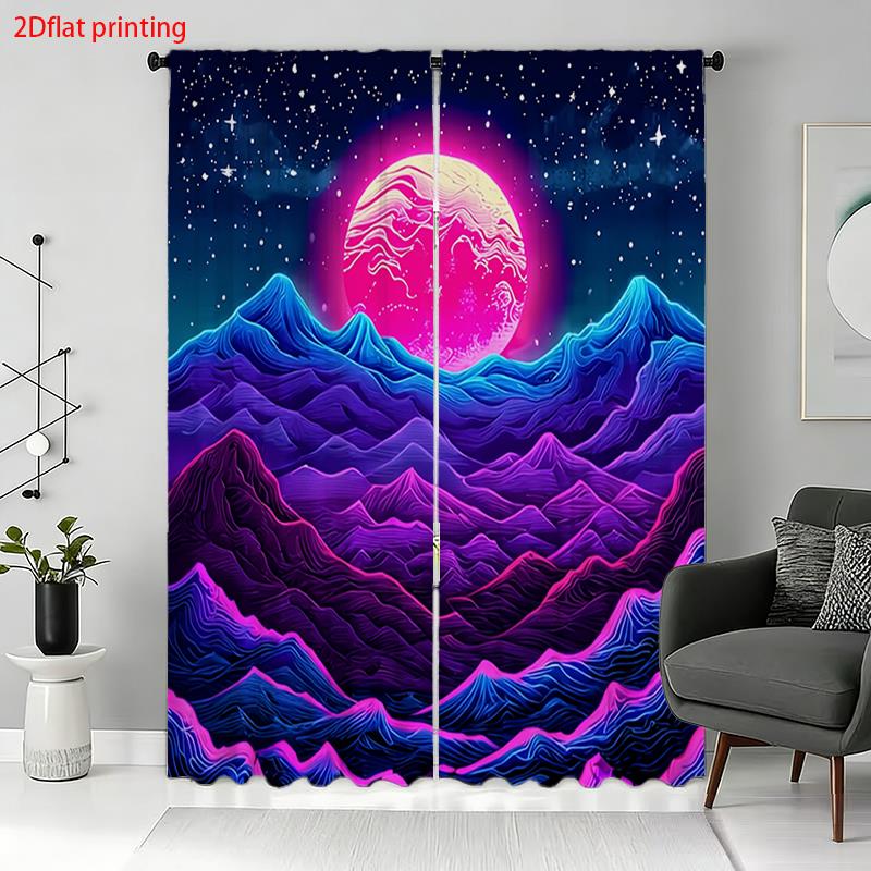 Rideaux Synthwave, draperies à - Retro Gaming Youtube avis et prix