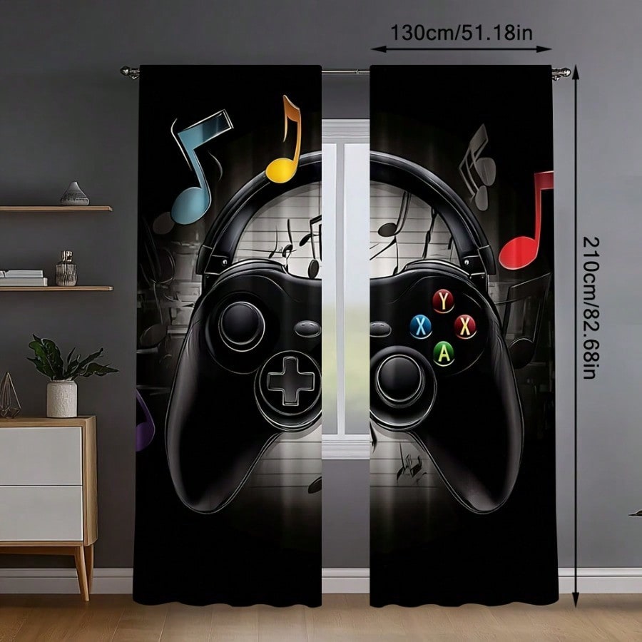 2 rideaux rétro pour salle de  - Retro Gaming Youtube avis et prix