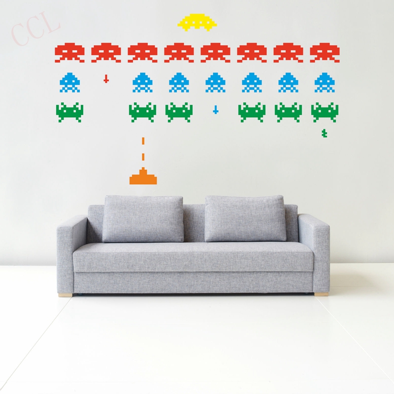 Autocollants muraux en vinyle  - Retro Gaming Wallpaper avis et prix