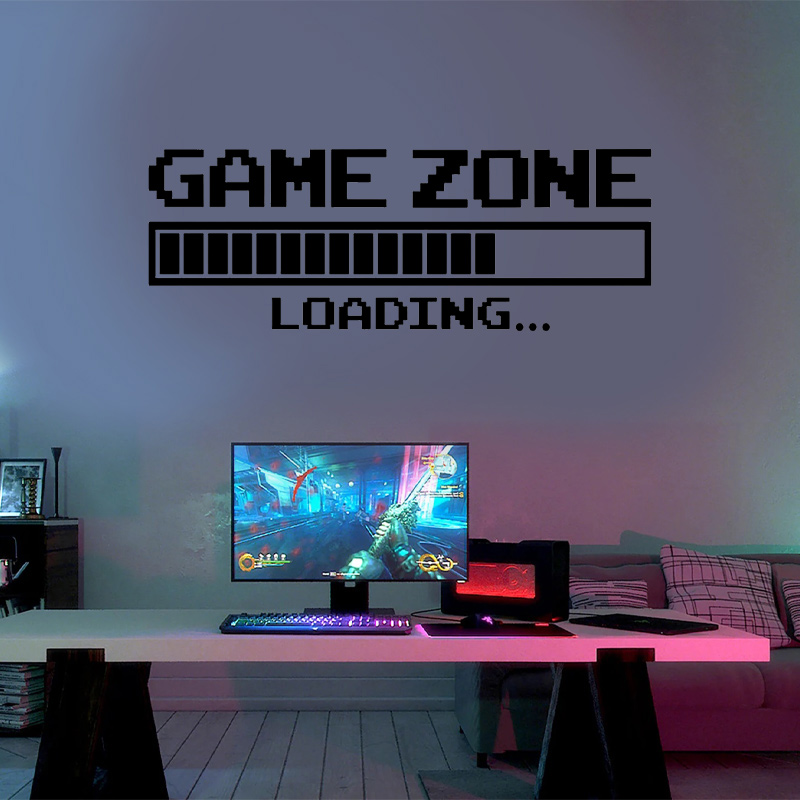Gaming Zone Retro Loading Wall - Retro Gaming Wallpaper avis et prix