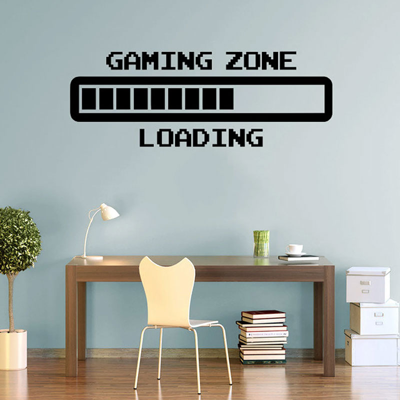 Gaming Zone Retro Loading Wall - Retro Gaming Wallpaper avis et prix