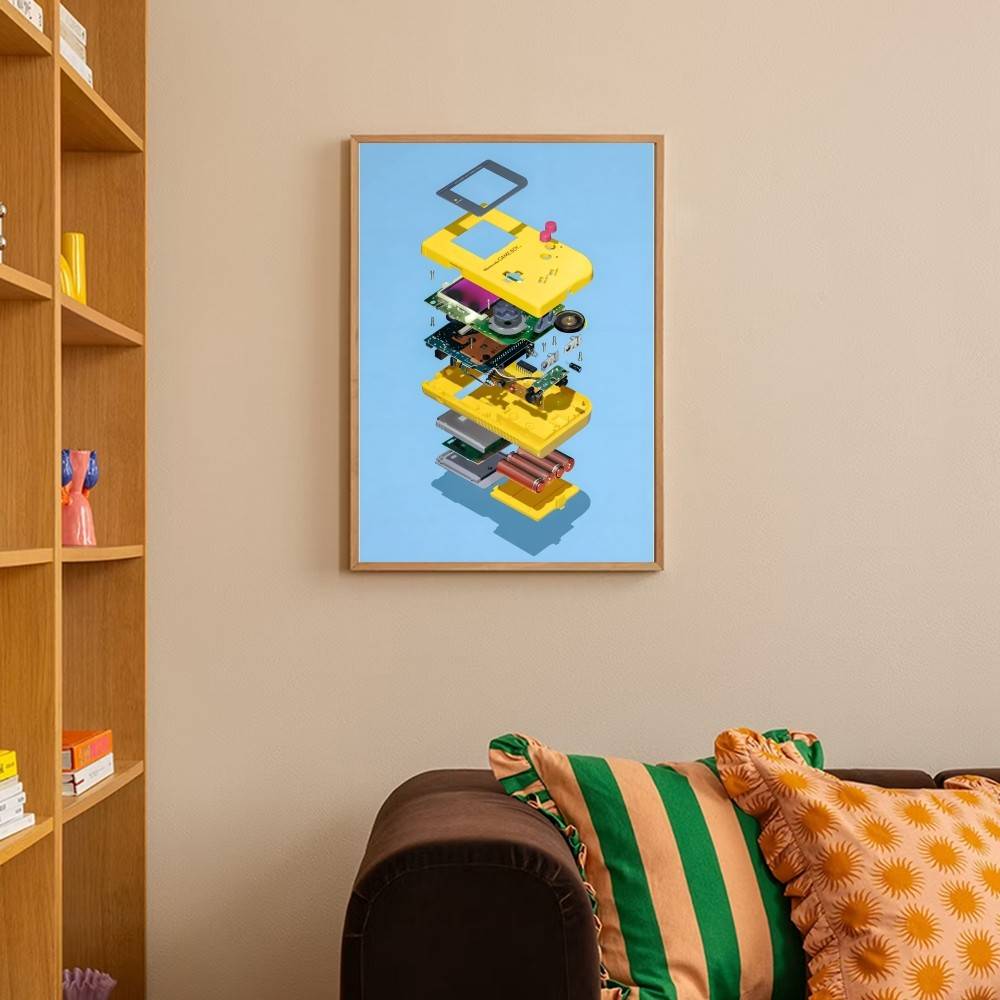Affiche murale en papier color - Retro Gaming Wallpaper avis et prix