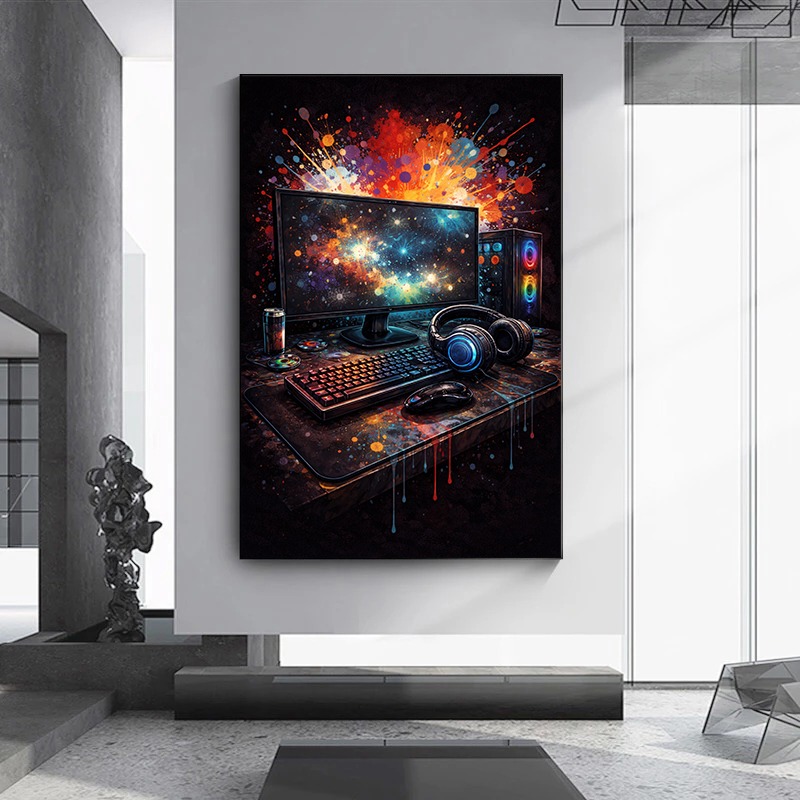 Décoration Murale Moderne pour - Retro Gaming Life avis et prix