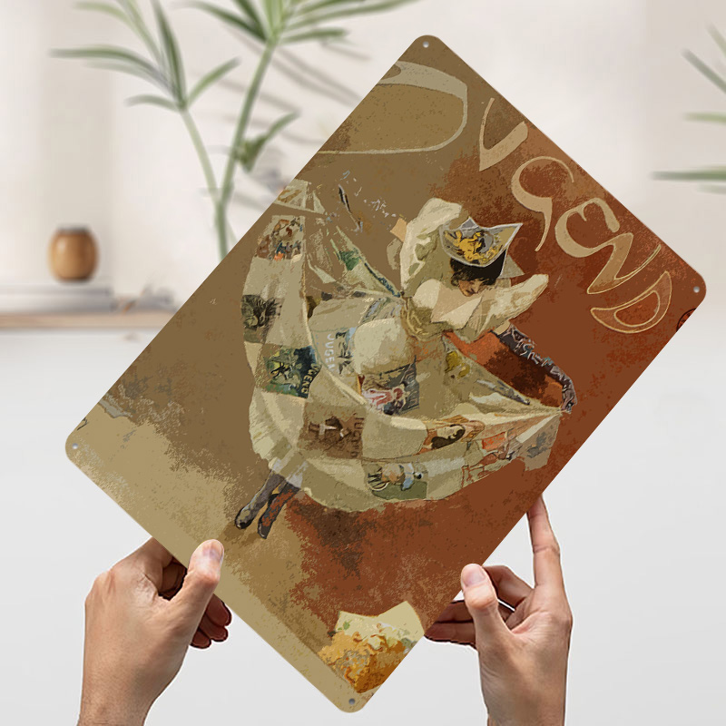Affiche murale vintage en fer  - Retro Gaming Magazine avis et prix