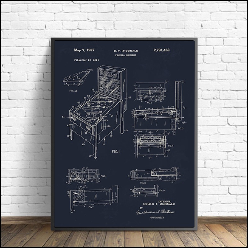 Affiche de brevets techniques  - Retro Gaming Life avis et prix