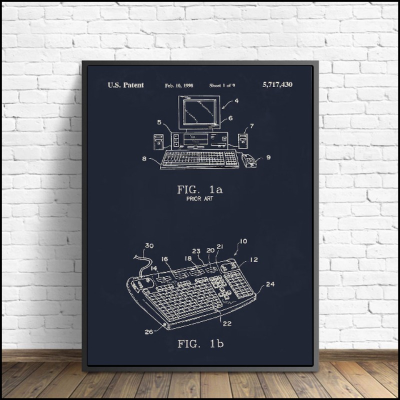 Affiche de brevets techniques  - Retro Gaming Life avis et prix